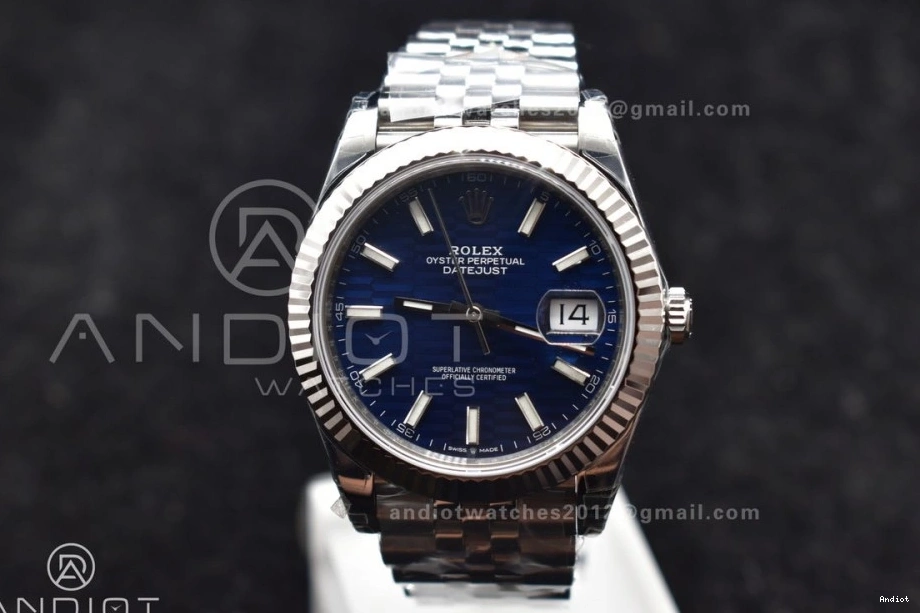 1:1 VS 904L DateJust SS Blue VSF 126334 Bracelet Fashionable Dial Best Jubilee Checked 617 41 Edition on 0704